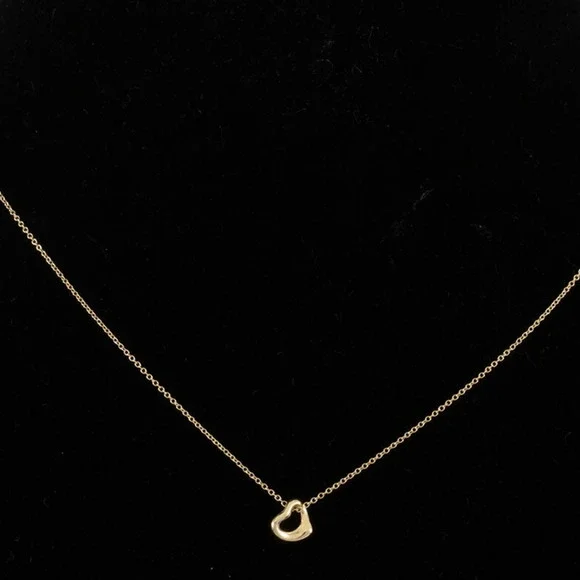 TIFFANY Gold Heart Necklace